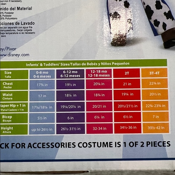 Toy Story Disney Jessie Costume for Toddler 3T-4T New! - Picture 4 of 6